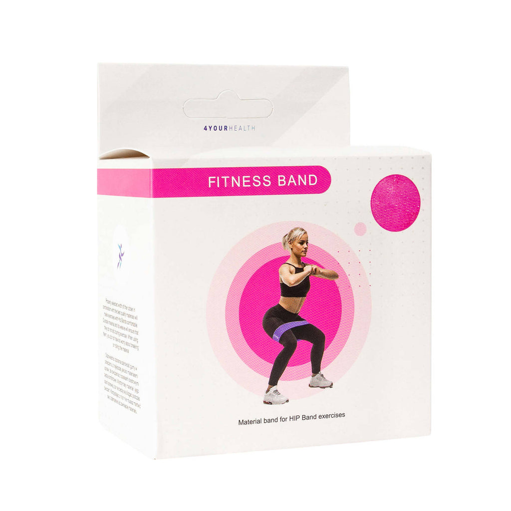 Guma HIP BAND materiałowa 27 kg róż galaxy