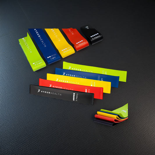 Zestaw 5 gum do ćwiczeń MINI BAND FITNESS